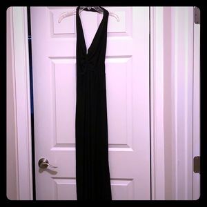Black halter jumpsuit